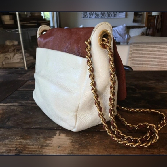 Tory Burch Designer Vintage Y2k Foldover Purse Handbag Crossbody - Picture 2 of 6